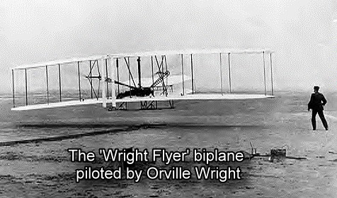 image: Wright brothers plane
