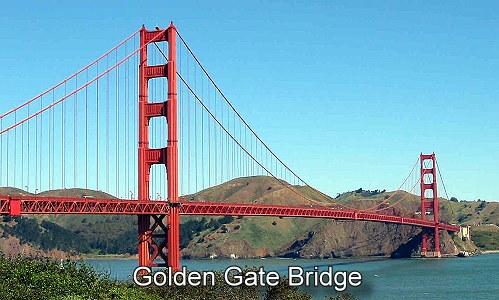 image: Golden Gate Suspension Bridge