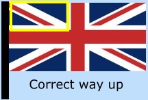 Corret way to fly the union flag
